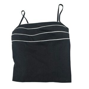 BYER too! California Black Spaghetti Strap Top Y2K soft goth 90s Sz 9 (s/m)